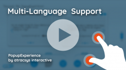 Multi-Language Support - PopupExperience By Atracsys Interactive